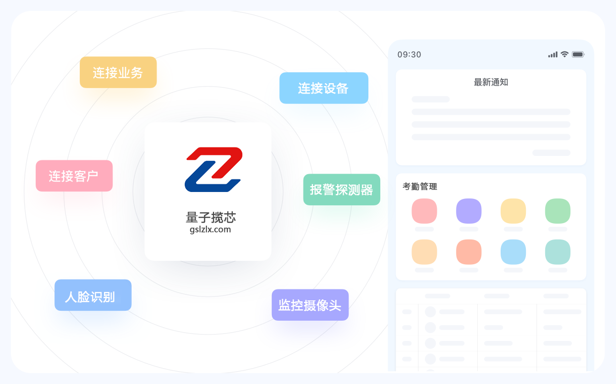 量子揽芯-量子揽芯企业网站开发建设管理系统